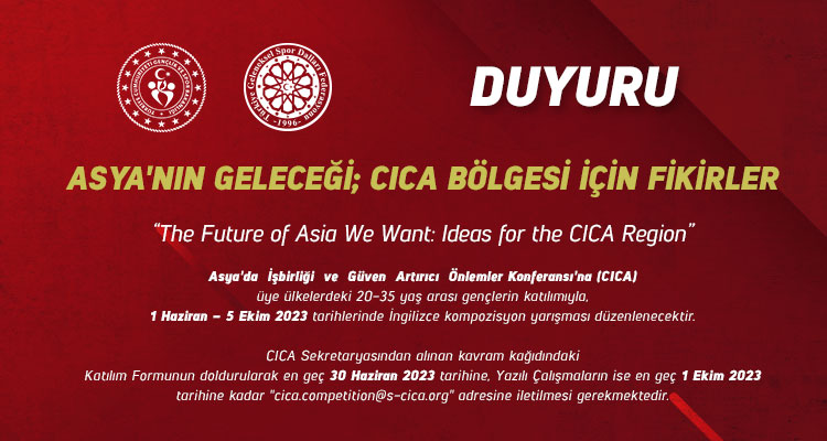 ASYA’NIN GELECEĞİ; CICA BÖLGESİ İÇİN FİKİRLER