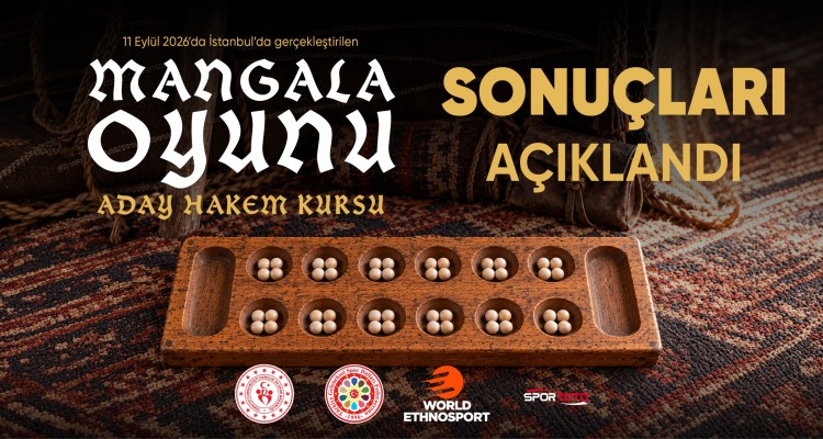 Mangala Oyunu Aday Hakem Kursu İstanbul Sınav Sonuçları-Eylül 2026