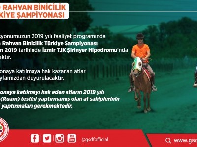 2019 Rahvan Binicilik Türkiye Şampiyonası