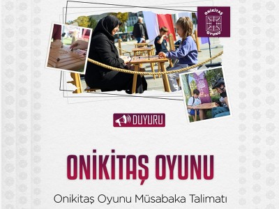 Onikitaş Oyunu Müsabaka Talimatı yayınlandı.