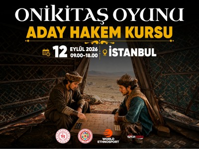 Onikitaş Oyunu Aday Hakem Kursu Eylül 2026