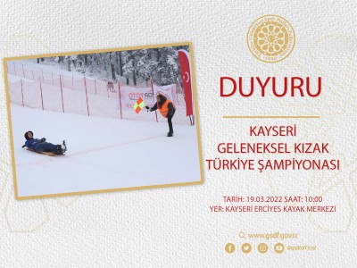 KAYSERİ GELENEKSEL KIZAK TÜRKİYE ŞAMPİYONASI