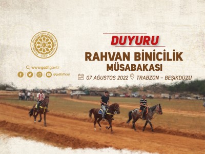 RAHVAN BİNİCİLİK MÜSABAKASI  07 AĞUSTOS 2022