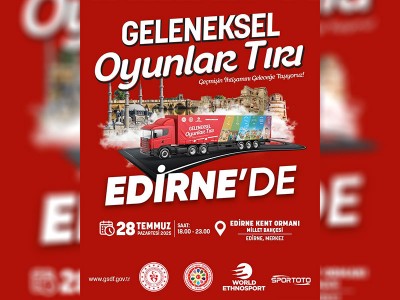 26–27 Temmuz’da Edirne Keşan Gökçetepe Tabiat Parkı, 28 Temmuz’da Kent Ormanı Millet Bahçesi