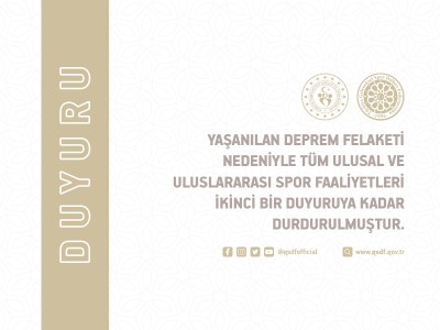 DUYURU MÜSABAKA DURDURULMASI