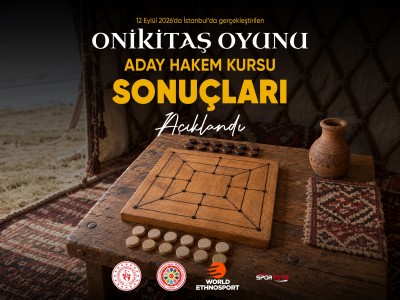 Onikitaş Oyunu Aday Hakem Kursu İstanbul Sınav Sonuçları-Eylül 2026