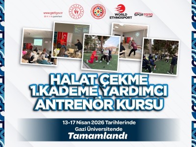 Halat Çekme 1.Kademe Yardımcı Antrenör Kursu Başarıyla Tamalandı