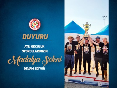 ATLI OKÇULUK SPORCULARIMIZIN MADALYA ŞÖLENİ DEVAM EDİYOR