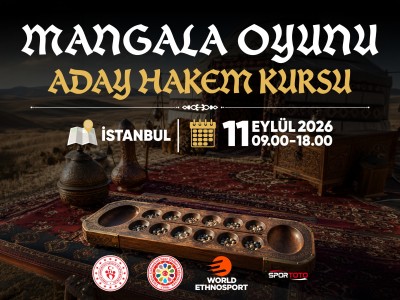 Mangala Oyunu Aday Hakem Kursu Eylül 2026