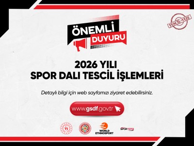 Spor Dalı Tescil İşlemleri
