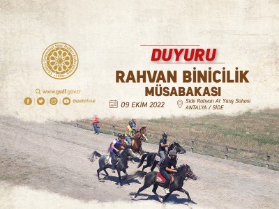 RAHVAN BİNİCİLİK MÜSABAKALARI 09 EKİM