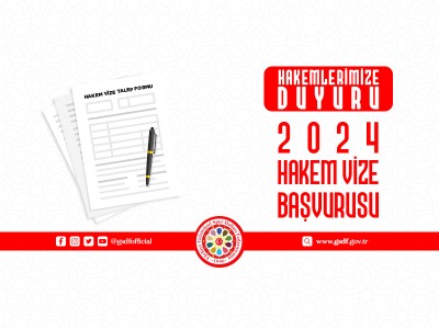 2024 Hakem Vize Başvurusu