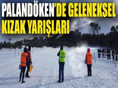 Palandöken’de Geleneksel Kızak Yarışları