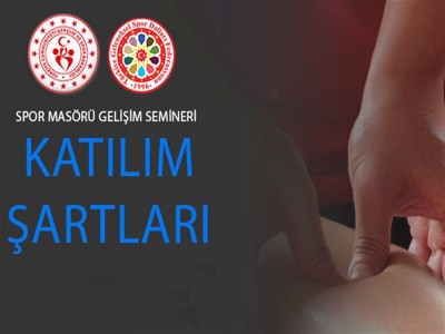 SPOR MASÖRÜ GELİŞİM SEMİNERİ  / 26-28 KASIM 2019