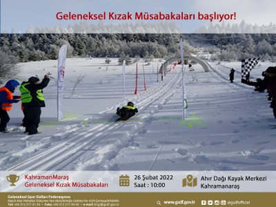 Geleneksel Kızak Müsabakaları başlıyor