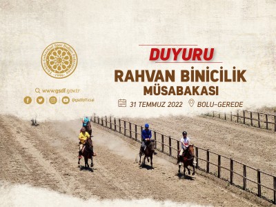 RAHVAN BİNİCİLİK MÜSABAKASI  31 Temmuz 2022