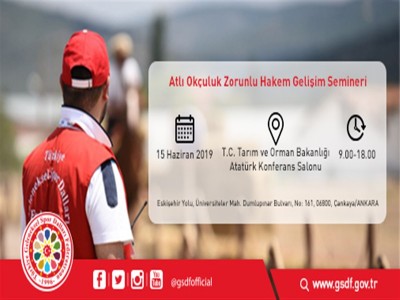 15 Haziran 2019 - Atlı Okçuluk Zorunlu Hakem Gelişim Semineri