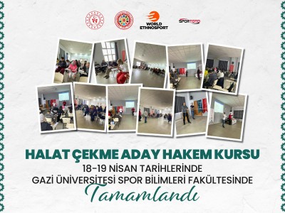 Halat Çekme Aday Hakem Kursu 18-19 Nisan 2026 Ankara Sınav Sonuçları