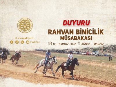 RAHVAN BİNİCİLİK MÜSABAKASI 03 TEMMUZ 2022