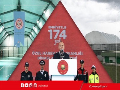 Polis Özel Harekat Başkanlığına Memran Tipi Spor Salonu Armağan Edilmiştir.