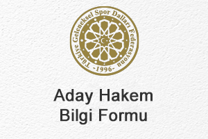 Aday Hakem Bilgi Formu